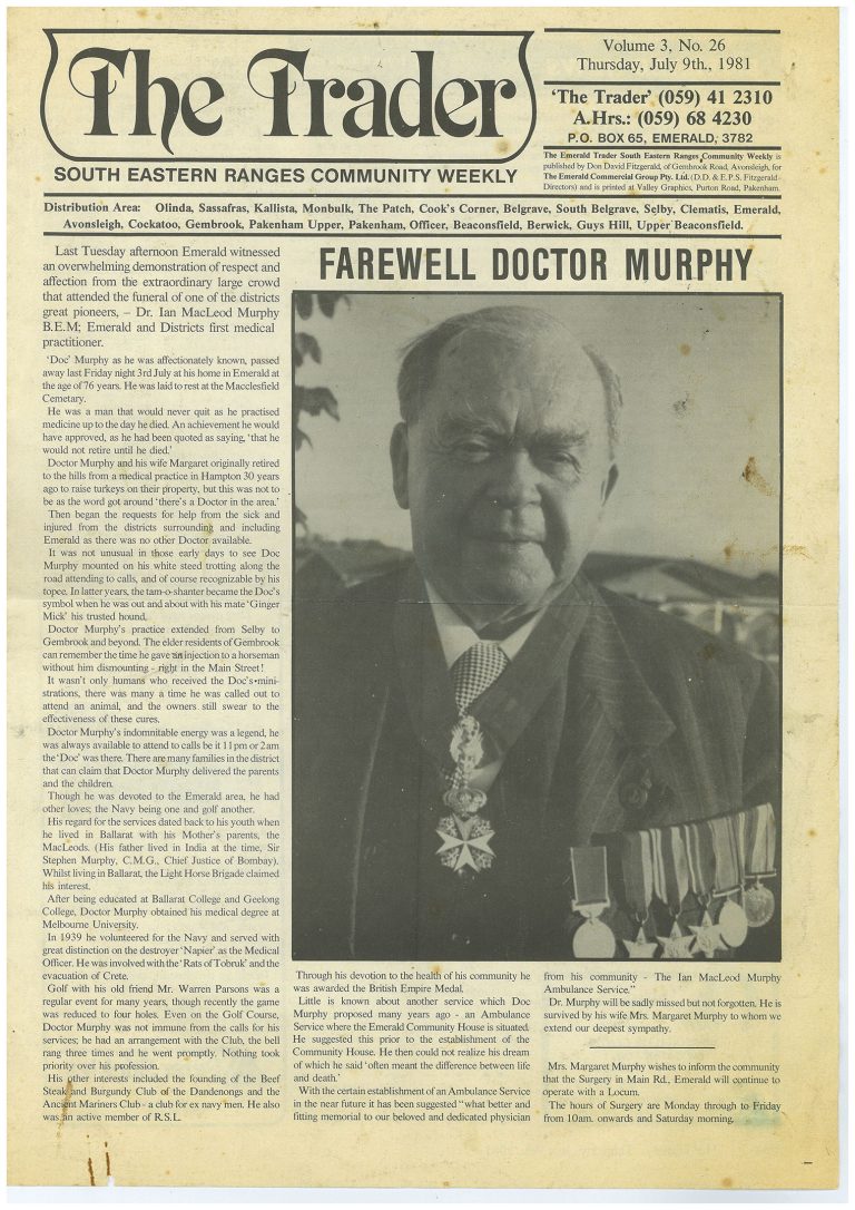 Health News & Articles 28 Dr Murphy article from 1981